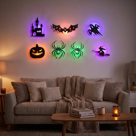 🎃 50% OFF | 3D Halloween Glow Wall Stickers 👻