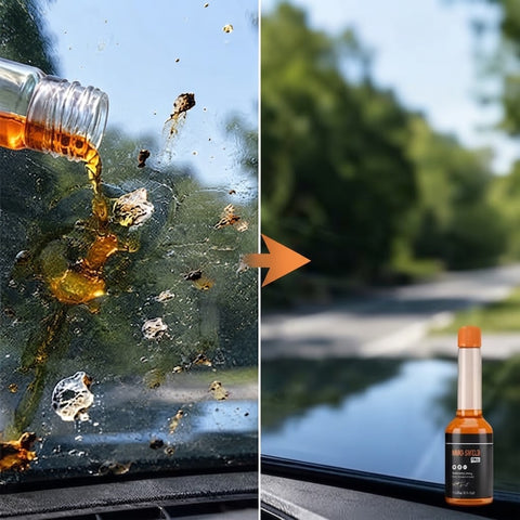 🚗 HD Clear Glass Cleaner – Removes Oil Film, Road Grime & Night Glare for Safer Driving