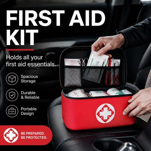 🔥 50% OFF | 26-Piece Portable First Aid Kit – Compact Emergency Kit for Every Journey