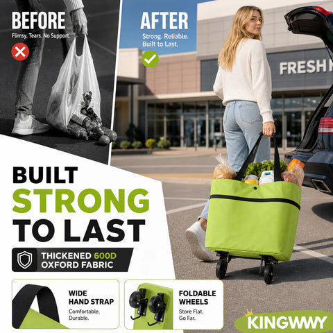 🔥HOT SALE 50% OFF🔥Foldable 2-in-1 Shopping Cart