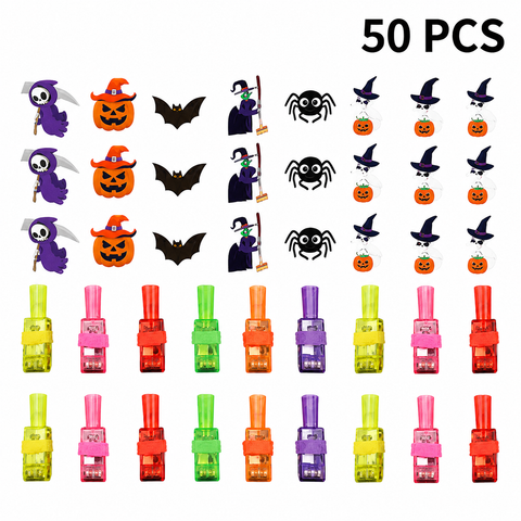 Halloween Light Up Finger Toys - Party Favors & Bag Fillers