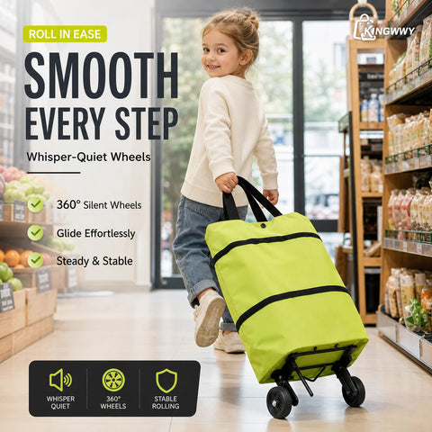 🔥HOT SALE 50% OFF🔥Foldable 2-in-1 Shopping Cart