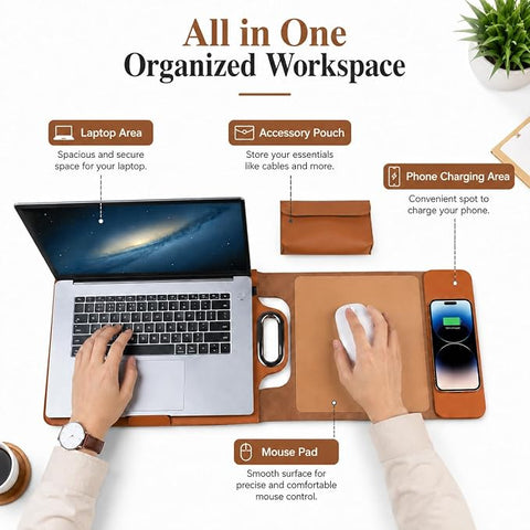 TYIIPLUS™ Premium Wireless Charging Laptop Backpack – USB Fast Charge & Anti-Theft Design