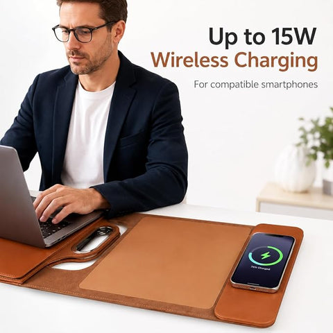 TYIIPLUS™ Premium Wireless Charging Laptop Backpack – USB Fast Charge & Anti-Theft Design