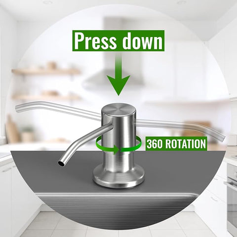 🔥 HOT SALE 50% OFF | Built-In Sink Soap Dispenser with Extension Tube Kit