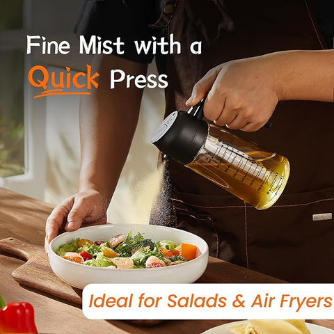 Premium Oil Sprayer – Fine Mist for Cooking & Air Frying