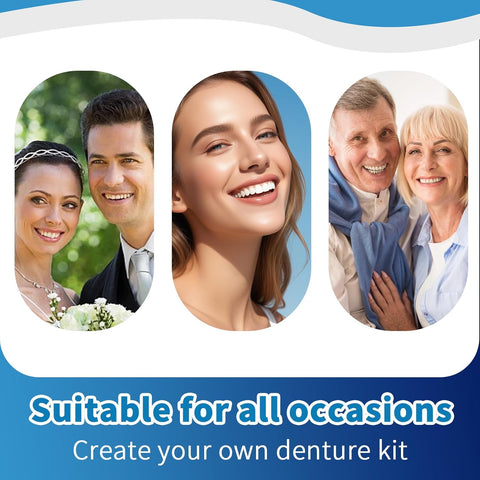 Silicone False Teeth Set – Men & Women