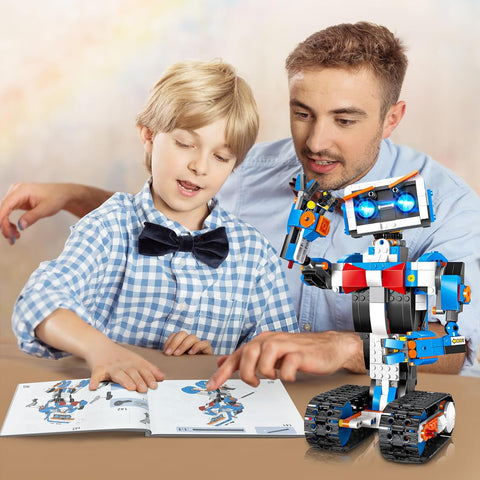 STEM Robot Building Kit for Kids Ages 5-11 – DIY Educational Robot Toy Gift for Boys & Girls