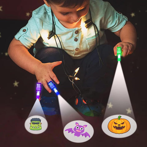Halloween Light Up Finger Toys - Party Favors & Bag Fillers