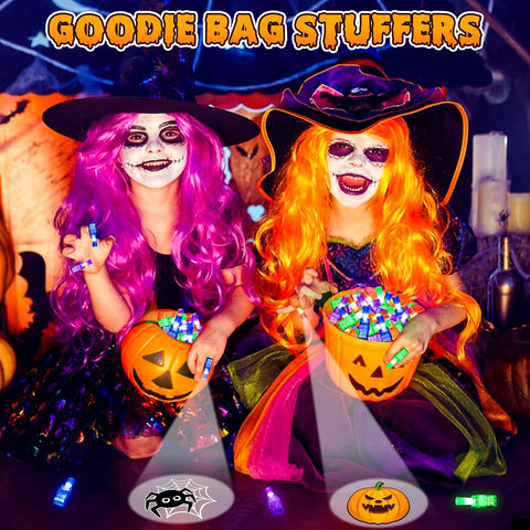 Halloween Light Up Finger Toys - Party Favors & Bag Fillers