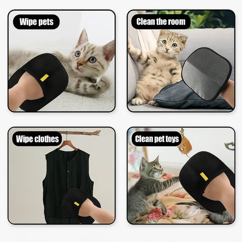 Pet Hair Removal Glove for Cats & Dogs