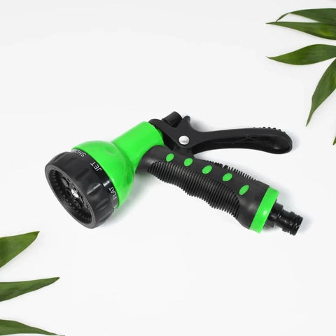 "Premium Metal Garden Hose Nozzle – 7 Spray Patterns High Pressure Water Sprayer"