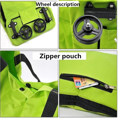 🔥HOT SALE 50% OFF🔥Foldable 2-in-1 Shopping Cart