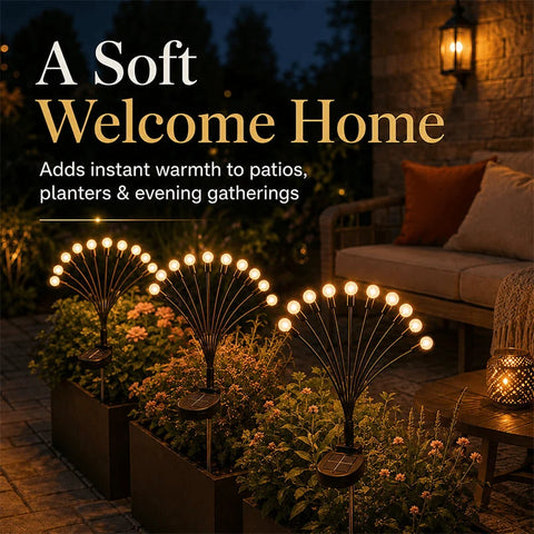 50% OFF TODAY: Swaying Solar Firefly Garden Stake Lights
