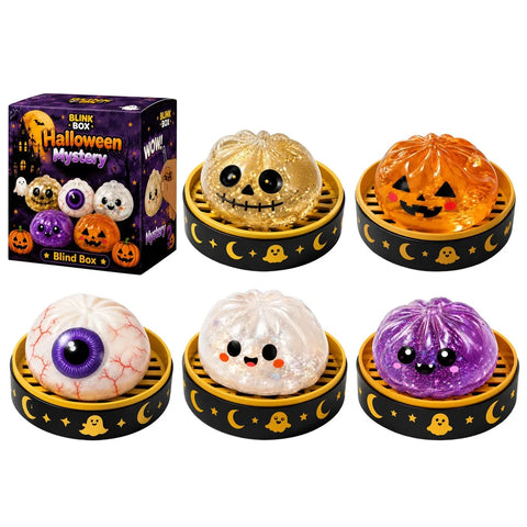 🎃🔥 50% OFF | Halloween Squishy Dumplings – Collect All 5 Before They're Gone!