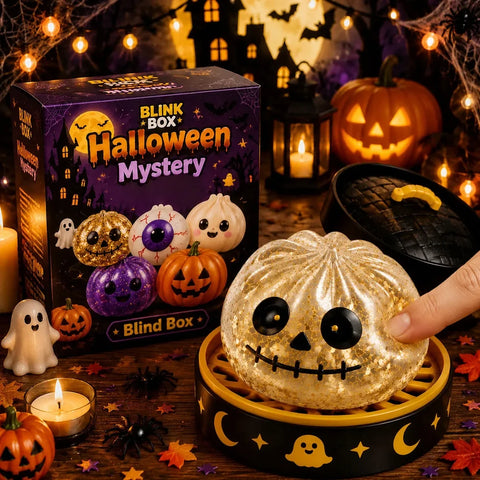 🎃🔥 50% OFF | Halloween Squishy Dumplings – Collect All 5 Before They're Gone!