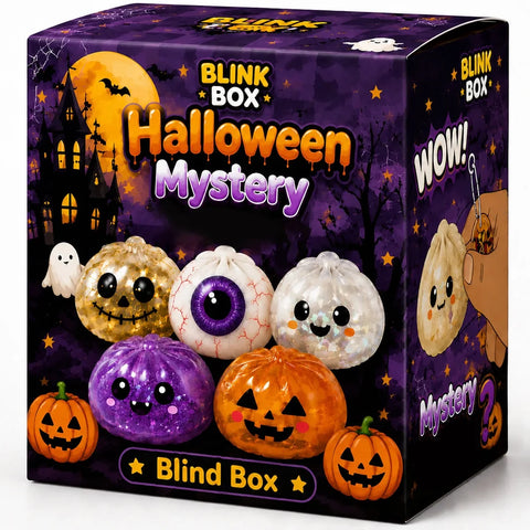 🎃🔥 50% OFF | Halloween Squishy Dumplings – Collect All 5 Before They're Gone!