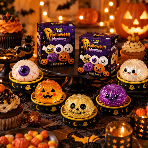 🎃🔥 50% OFF | Halloween Squishy Dumplings – Collect All 5 Before They're Gone!