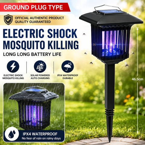 Solar Bug Zapper™ – Outdoor Garden Mosquito Killer Lamp
