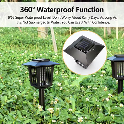 Solar Bug Zapper™ – Outdoor Garden Mosquito Killer Lamp
