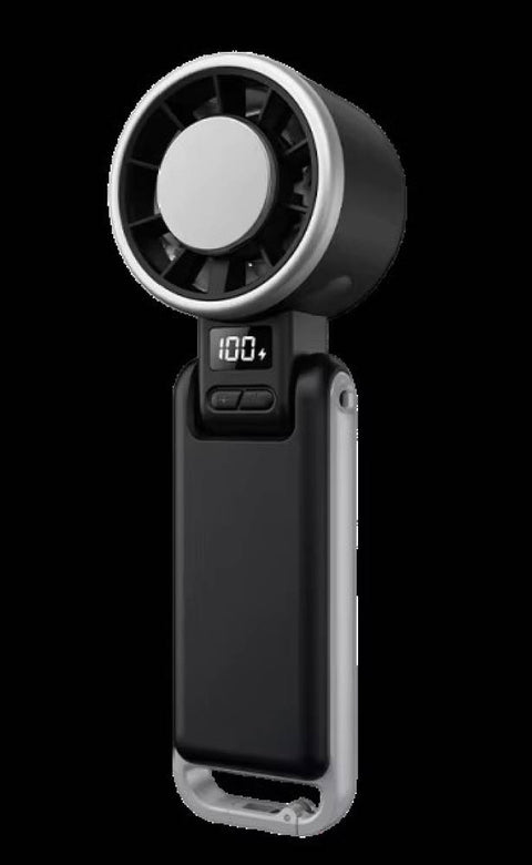 Portable Neck Fan – 5-Speed Hands-Free Cooling with Ice Pack