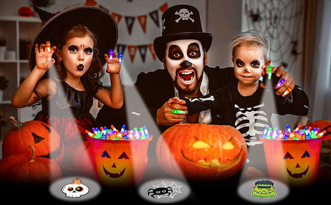 Halloween Light Up Finger Toys - Party Favors & Bag Fillers