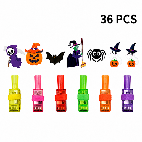 Halloween Light Up Finger Toys - Party Favors & Bag Fillers