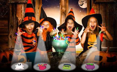 Halloween Light Up Finger Toys - Party Favors & Bag Fillers