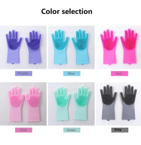 Durable Rubber Household Cleaning Gloves – Reusable & Waterproof