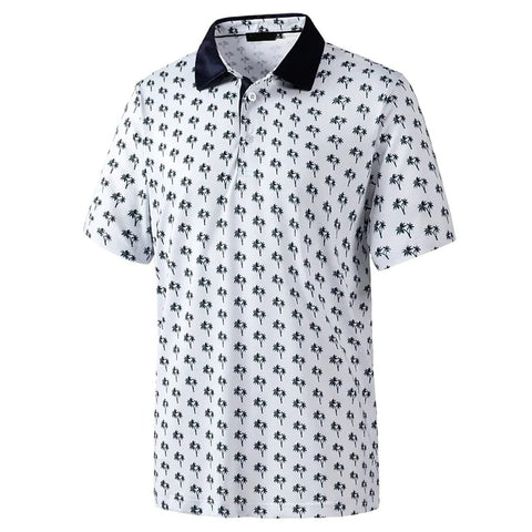 Stars & Stripes 3D Printed Polo Shirt for Men