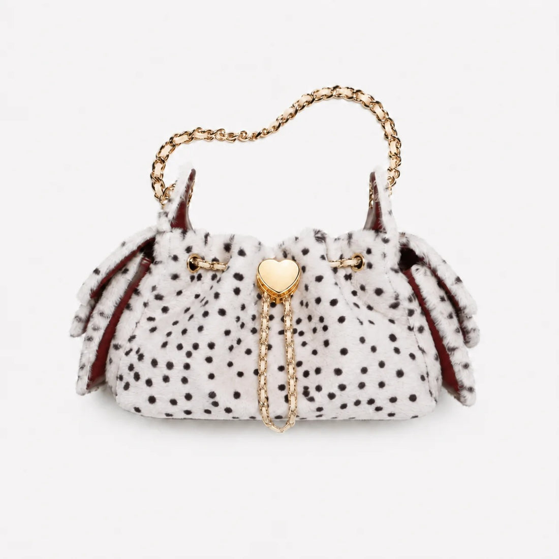 The Leopard Heart — Faux Fur Bucket Bag