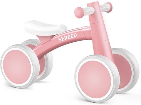 Baby Balance Bike for Toddlers 12–24 Months – 4-Wheel First Ride-On Bike
