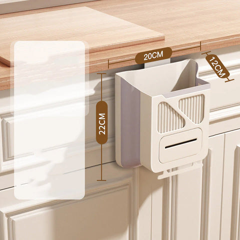 Foldable Hanging Trash Can – Leakproof, Space-Saving & Easy to Clean