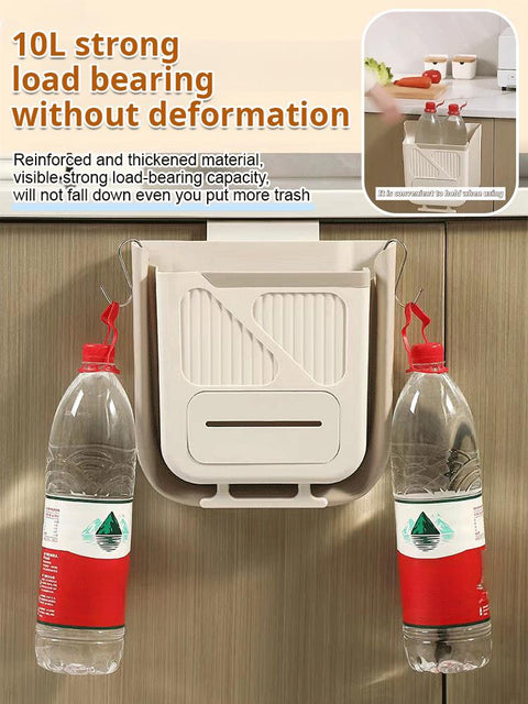 Foldable Hanging Trash Can – Leakproof, Space-Saving & Easy to Clean