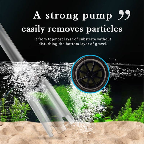 🔥50% OFF – Electric Fish Tank Gravel Vacuum