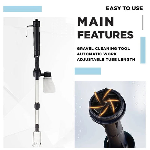 🔥50% OFF – Electric Fish Tank Gravel Vacuum